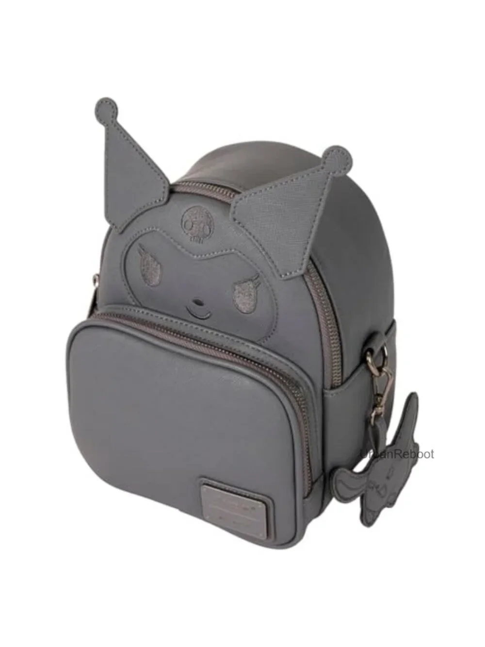 Convertible Mini Backpack Textured Faux Leather Crossbody Adjustable
